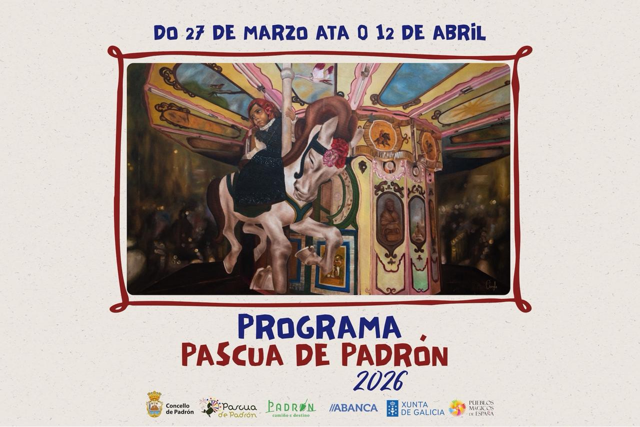 Cartel oficial Festa da Pascua Padrón 2026