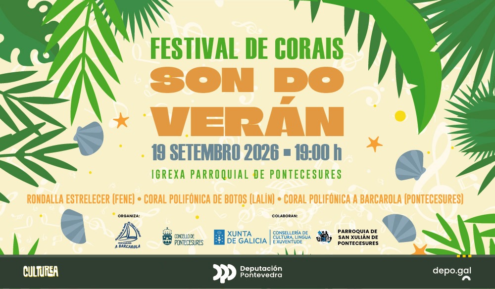 Cartel do Festival de Corais Son do Verán 2026